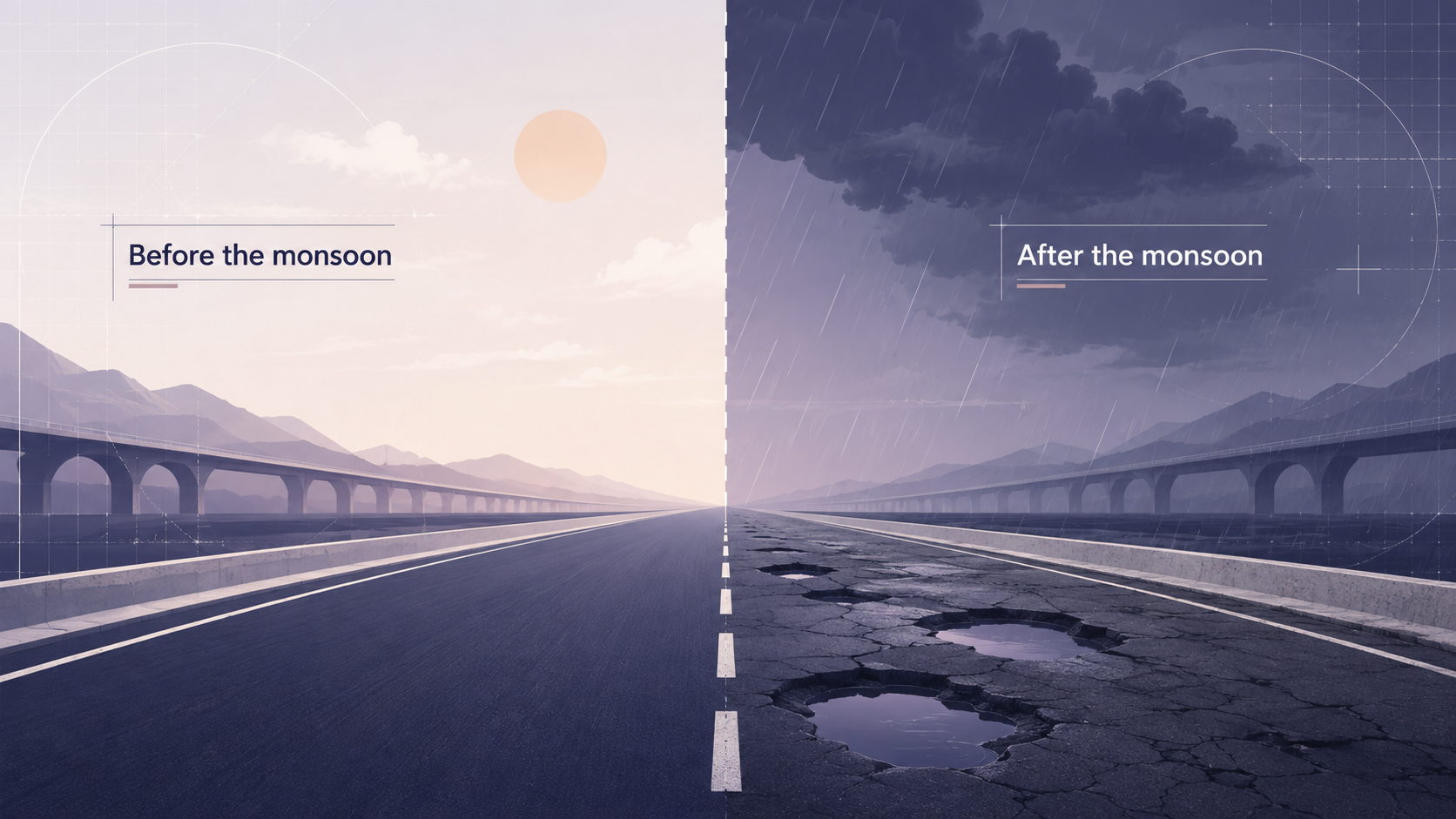 Before and After Monsoon